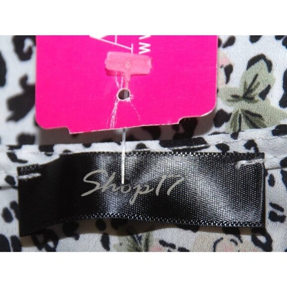 NWT A'GACI Shop 17 Juniors Ladies White Dress Size S V-Neck Elastic Waist Belt - Picture 9 of 10